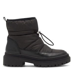 Śniegowce Lasocki. Czarne buty zimowe Lasocki, bez obcasa, bez zapięcia. Za 269,99 zł.