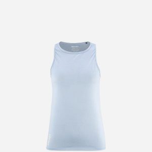 Koszulka damska tank top Millet Wanaka Light Tank W ahletic fit. Niebieskie bluzki Millet, xs, bez wzorów, z tkaniny, sportowe, bez kołnierzyka, bez ramiączek. Za 185,30 zł.