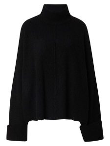 LeGer Sweter "Rafaela" w kolorze czarnym rozmiar: 38. Czarne swetry oversize LeGer, bez wzorów, prążkowane, bez ramiączek. Za 161,73 zł.