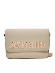 LOVE MOSCHINO Torebka JC4023PP1LKD0110 Beżowy. Brązowe listonoszki LOVE MOSCHINO, bez wzorów, ze skóry, bez dodatków. Za 619,99 zł.