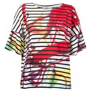 Desigual T-Shirt Damski Ts Nottingham S Wielokolorowy. T-shirty marki Desigual. Za 199,00 zł.