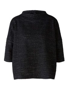 Oui Sweter w kolorze czarnym rozmiar: 36. Czarne swetry oversize Oui, bez wzorów, bez ramiączek. Za 104,99 zł.