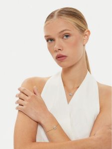 Guess Bransoletka JUBB0466 8JW Złoty. Żółte bransoletki Guess, metalowe. Za 179,99 zł.