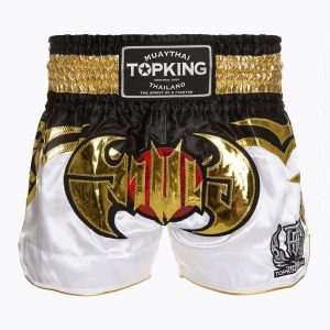 Spodenki treningowe Top King Kickboxing. Białe szorty TOP KING, bez wzorów, sportowe. Za 309,99 zł.