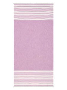 Egeria Chusta hammam "Pestemal" w kolorze różowo-kremowym rozmiar: 80x180 cm. Brązowe apaszki i chusty Egeria, bez wzorów, z bawełny. Za 26,99 zł.