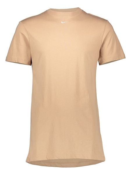Nike Sukienka "Essentials" w kolorze beżowym rozmiar: XS. Brązowe sukienki Nike, na co dzień, xs, bez wzorów, z bawełny, bez kołnierzyka, bez ramiączek, mini, proste. Za 65,38 zł.