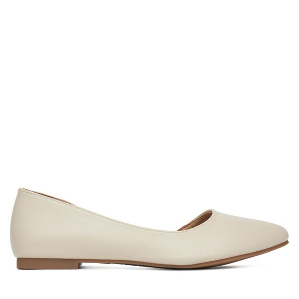 Baleriny JENNY. Brązowe balerinki Jenny, bez wzorów, bez obcasa, bez zapięcia. Za 89,99 zł.