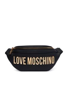 LOVE MOSCHINO Nerka JC4195PP1PKD0000 Czarny. Czarne nerki i saszetki LOVE MOSCHINO, bez wzorów, ze skóry. Za 859,99 zł.