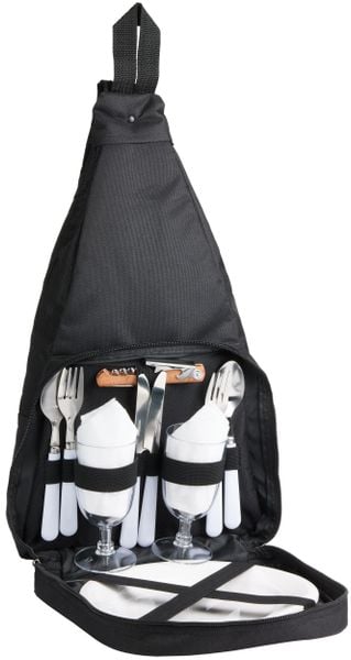 BRUBAKER plecak piknikowy 2 osoby czarny z komorą chłodzącą. Czarne plecaki X2. Za 210,99 zł.
