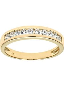 Revoni Złoty pierścionek z cyrkoniami rozmiar: 54. Żółte pierścionki Revoni, z cyrkonią, złote. Za 991,99 zł.