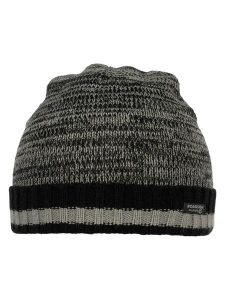 Roadsign Czapka w kolorze czarno-szarym rozmiar: onesize. Czarne czapki Roadsign, bez wzorów, prążkowane. Za 39,21 zł.