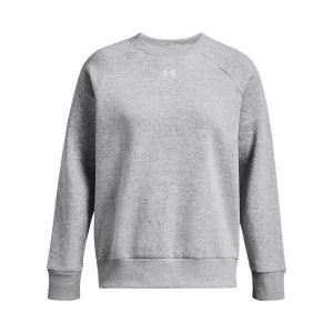 Bluza damska Under Armour Rival Fleece Crew. Białe bluzy Under Armour, bez wzorów, bez kaptura. Za 258,50 zł.