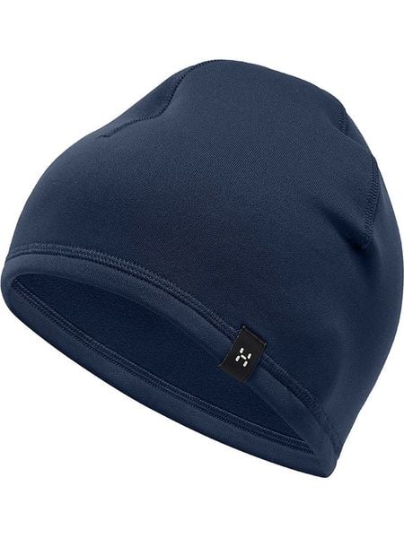 Haglöfs Czapka beanie "Betula" w kolorze granatowym rozmiar: S/M. Niebieskie czapki Haglöfs, bez wzorów. Za 126,45 zł.