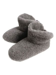 Kaiser Naturfellprodukte Kapcie "Kim" w kolorze szarym rozmiar: 38/39. Szare kapcie Kaiser Naturfellprodukte, bez wzorów, z materiału. Za 201,08 zł.