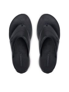 Converse Japonki A20650C Czarny. Czarne klapki Converse, bez wzorów, z materiału, bez obcasa. Za 399,99 zł.