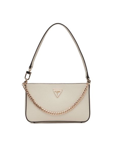 Guess Torebka Noelle II Mini HWZG96 72720 Écru. Torebki klasyczne Guess, z aplikacjami, ze skóry, bez dodatków. Za 289,99 zł.