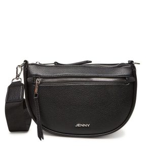 Torebka JENNY. Czarne listonoszki Jenny, bez wzorów, bez dodatków. Za 129,99 zł.