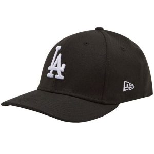 Czapka New Era Stretch Snap 9Fifty Los Angeles Dodgers, Dla obu płci. Czarne czapki New Era, bez wzorów, z poliesteru. Za 139,99 zł.
