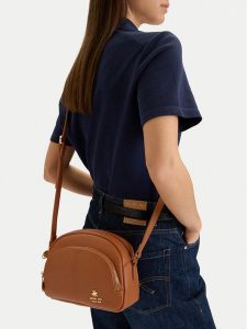 Beverly Hills Polo Club Torebka CEO-BHPC-C-013-09 Brązowy. Brązowe listonoszki Beverly Hills Polo Club, bez wzorów, z materiału, bez dodatków. Za 199,99 zł.