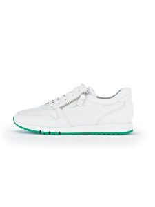 Gabor Skórzane sneakersy w kolorze białym rozmiar: 40. Białe trampki Gabor, bez wzorów, ze skóry, bez zapięcia. Za 249,43 zł.