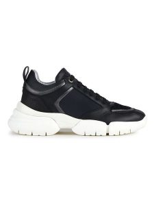 Geox Sneakersy "Adacter" w kolorze czarnym rozmiar: 36. Czarne trampki Geox, bez wzorów, bez zapięcia. Za 166,88 zł.
