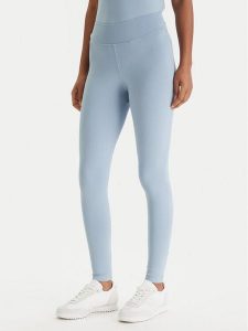 Guess Legginsy V6RB11 KD952 Niebieski Slim Fit. Niebieskie legginsy Guess, z aplikacjami, z syntetyku. Za 269,99 zł.