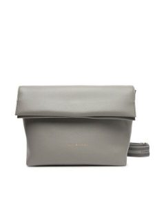 Tommy Hilfiger Torebka Th Logotape Med Crossover AW0AW17692 Szary. Szare listonoszki TOMMY HILFIGER, bez wzorów, ze skóry, bez dodatków. Za 409,99 zł.