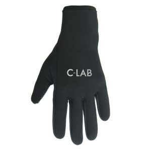 Zimowe rękawiczki rowerowe - Alps - Czarne. Czarne rękawiczki C-LAB, na zimę, bez wzorów. W wyprzedaży za 131,25 zł.