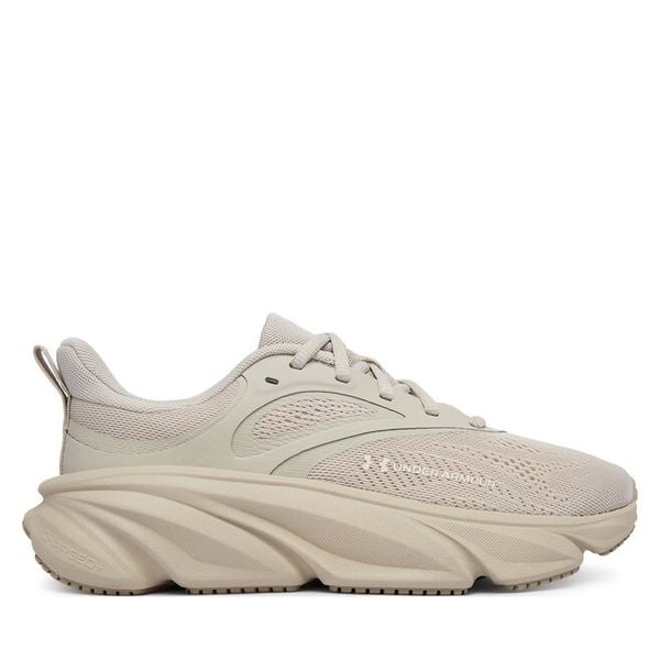 Buty do biegania Under Armour. Brązowe buty sportowe Under Armour, bez wzorów, bez zapięcia, do biegania. Za 359,99 zł.