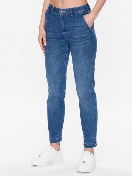 United Colors Of Benetton Jeansy 4NF1DF02U Niebieski Slim Fit. Niebieskie jeansy United Colors of Benetton, bez wzorów, z bawełny. Za 159,99 zł.