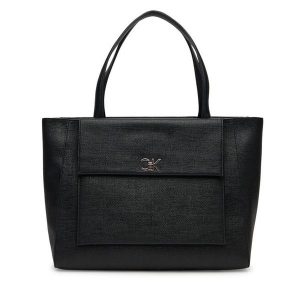 Torebka Calvin Klein. Czarne shopper bag Calvin Klein, bez wzorów, bez dodatków. Za 359,99 zł.