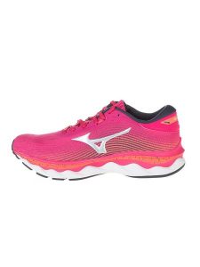 Mizuno Buty "Wave Sky 5" w kolorze różowym do biegania rozmiar: 38,5. Różowe buty sportowe Mizuno, bez wzorów, z materiału, bez zapięcia, do biegania. Za 263,53 zł.