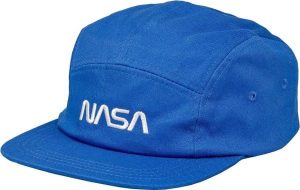 Czapka 8527 K1x x NASA, bawełniana, one size, niebieska. Niebieskie czapki K1X, bez wzorów, z bawełny, sportowe. Za 144,99 zł.