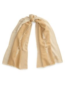 LAUREN RALPH LAUREN Szalik 454P23540001 Beżowy jasny. Brązowe rękawiczki Lauren Ralph Lauren, bez wzorów. Za 549,99 zł.