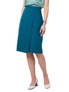 Stylove Spódnica w kolorze morskim rozmiar: XXL. Niebieskie spódnice Stylove, xxl, bez wzorów, midi. Za 162,49 zł.