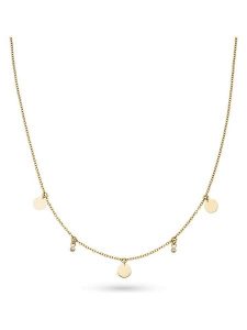 S.Oliver Naszyjnik z elementami ozdobnymi - dł. 47 cm rozmiar: onesize. Naszyjniki s.Oliver, z cyrkonią, ze stali. Za 100,99 zł.