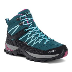 Buty górskie Campagnolo Rigel Mid Trekking Turkusowy. Czarne buty trekkingowe Campagnolo, bez zapięcia. W wyprzedaży za 349,99 zł.