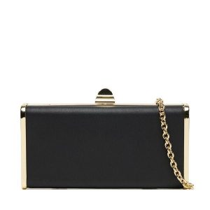 Torebka Coccinelle. Czarne torebki wieczorowe Coccinelle, bez wzorów, bez dodatków. Za 689,99 zł.