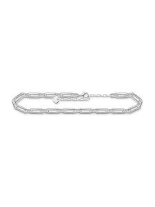Thomas Sabo Srebrna bransoletka na kostkę rozmiar: onesize. Szare bransoletki Thomas Sabo, srebrne. Za 225,95 zł.