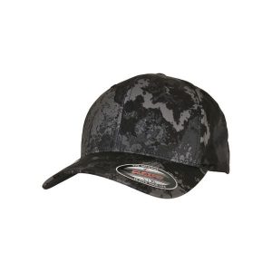 Czapka Flexfit Veil Camo. Czarne czapki FLEXFIT, bez wzorów. Za 137,00 zł.