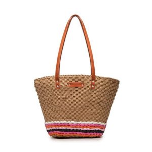 Torebka Gioseppo. Brązowe shopper bag Gioseppo, bez wzorów, bez dodatków. Za 199,99 zł.