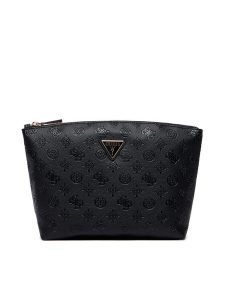 Guess Kosmetyczka Lenwood Travel TWDP21 02965 Czarny. Czarne torebki klasyczne Guess, z aplikacjami, bez dodatków. Za 214,99 zł.