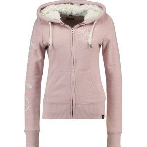 Superdry APPLIQUE Bluza rozpinana canyon pink. Bluzy marki Superdry. W wyprzedaży za 287,20 zł.