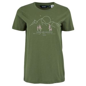 Koszulka Damska Filandra VX Wild Adventures. Zielone bluzki Regatta, xl, bez wzorów, sportowe, bez kołnierzyka, bez ramiączek. Za 41,99 zł.