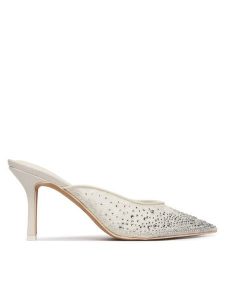 Aldo Klapki Mera 14241569 Biały. Białe klapki ALDO, bez wzorów, z materiału, bez obcasa. Za 419,99 zł.