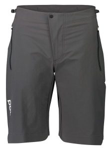 POC Szorty kolarskie "Essential Enduro" w kolorze antracytowym rozmiar: S. Czarne spodenki sportowe POC, s, bez wzorów, z materiału, rowerowe. Za 274,95 zł.