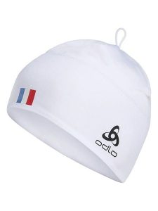 Odlo Czapka w kolorze białym rozmiar: ONESIZE. Białe czapki ODLO, bez wzorów, z materiału. Za 122,09 zł.