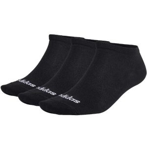 Skarpety adidas Thin Linear Low-Cut Socks 3P. Czarne skarpetki ADIDAS, bez wzorów. Za 30,99 zł.
