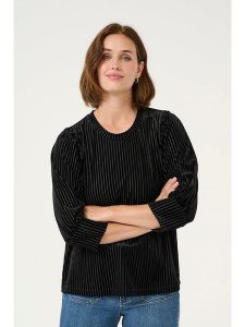 Kaffe Bluzka w kolorze czarnym rozmiar: XS. Czarne bluzki Kaffe, xs, bez wzorów, bez kołnierzyka, bez ramiączek. Za 74,46 zł.