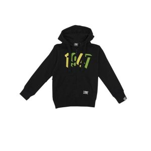 Bluza ciepły z kaptur na co dzień na siłownię. Czarne bluzy LEONE 1947 APPAREL, bez wzorów, z bawełny, bez kaptura. W wyprzedaży za 89,72 zł.